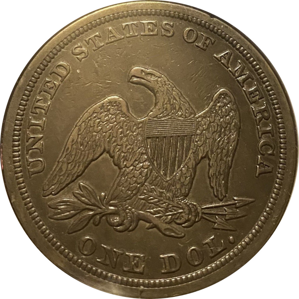 1846-$1-Liberty-Seated-Dollar-#7